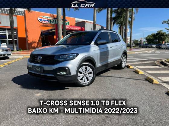 VOLKSWAGEN T-CROSS 1.0 200 TSI TOTAL FLEX SENSE AUTOMÁTICO VOLKSWAGEN T-CROSS 1.0 200 TSI TOTAL FLEX SENSE AUTOMÁTICO